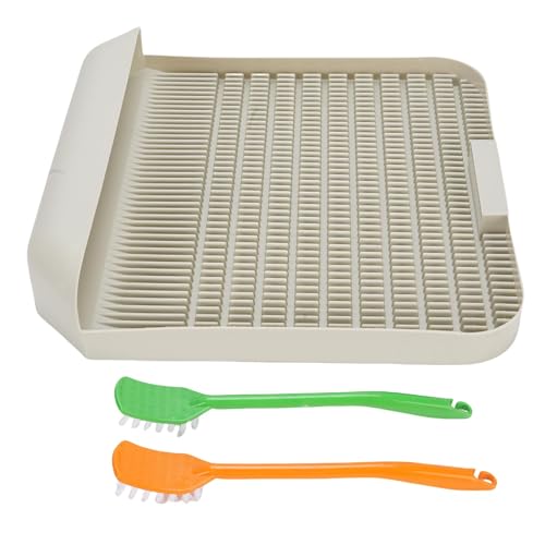 GLOGLOW Katzenstreubox Stiefkatze Katzentatmatten Katzenträger Doppelschicht Wasserfest Großgröße 37,3 X 37 cm mit Oberer Netz Untere Absorptionschicht für Mehrzweckgebrauch Als Katzens (Grau-weiß) GLOGLOW Katzenstreubox Stiefkatze Katzentatmatten Katzenträger Doppelschicht Wasserfest Großgröße 37,3 X 37 cm mit Oberer Netz Untere Absorptionschicht für Mehrzweckgebrauch Als Katzens (Grau-weiß) von GLOGLOW