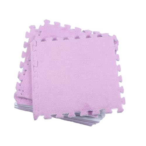 GLOGLOW Matt Matt Soft und Balazed Foam Lenforza für den Teppich für das Kinderzimmer [10 STC] (Purple) von GLOGLOW