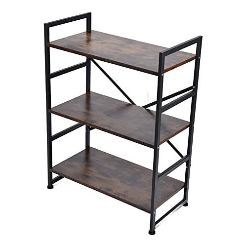 GLOGLOW Multifunktionales Buchhandel 3 Schicht Bücherregal Bücherregal, Buchlagerregal Klassiker Retro -Stil Einstellbare Füße Multifunktionales Display -Regal für Wohnzimmerbüro mit Carbon GLOGLOW Multifunktionales Buchhandel 3 Schicht Bücherregal Bücherregal, Buchlagerregal Klassiker Retro -Stil Einstellbare Füße Multifunktionales Display -Regal für Wohnzimmerbüro mit Carbon von GLOGLOW