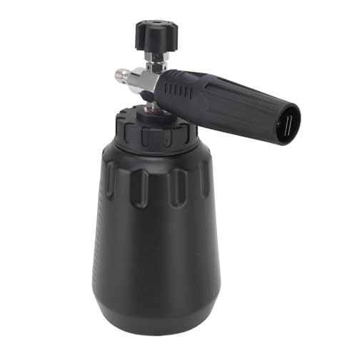 GLOGLOW Nan -Autowaschdruckunterdrücker -Schaumkanone Edelstahl Waschschaumkanonen Sprühgerät, 1000 Ml Tragbare Handheld Multifunktionsflasche und Effizient für die Gartenarbeit zu Hause, von GLOGLOW