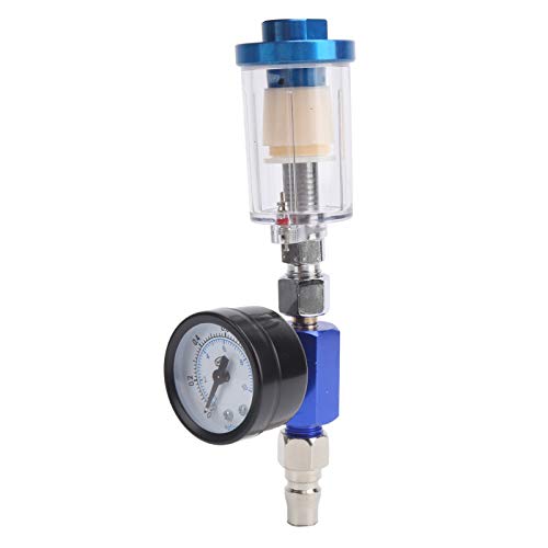 GLOGLOW Nan -Kompaktluftfilterregler mit Wasserfalle für Sprühpistole, Kompressorfluggesellschaft. Essentielles Werkzeug für Sprühpistole, Kompressorfluggesellschaft. Essentielles Werkzeug für von GLOGLOW