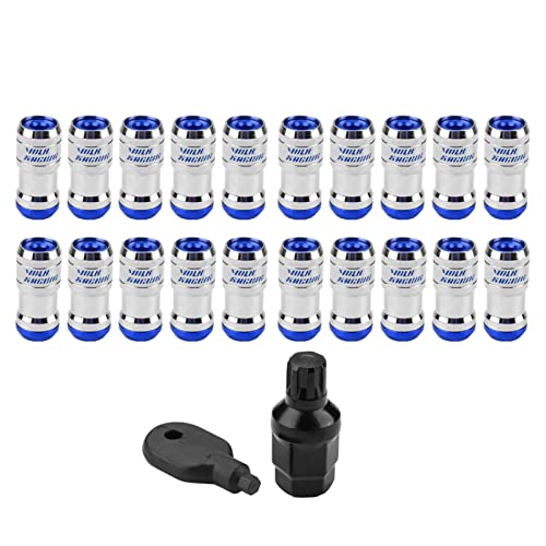 GLOGLOW Radmutterschrauben für Urin für After -Sales -, Stark und Resistent, Passen Sich den Meisten von Ihnen an, für Autoenthusiasten (BLUE) von GLOGLOW