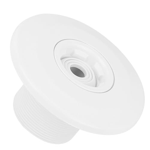 GLOGLOW Rakes, Skimmer & Spa Jet -Massage -Düsen Düsen Pool Wandrückgabe 2 Zoll Einstellbares Wasserfluss Richtung für Schwimmbad Heiße Feder Spa Plastik 360 Grad Rotatable Schwimmen von GLOGLOW