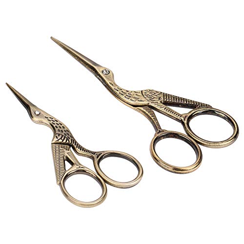 GLOGLOW Schnitzschere Retro Bronze Edelstahlnähte Schere, Exquisites Kran -Design Zwei Größen Schnitzschere Zum Nähen von Handwerk Geschenken Hausgebrauch und Sammler Andere GLOGLOW Schnitzschere Retro Bronze Edelstahlnähte Schere, Exquisites Kran -Design Zwei Größen Schnitzschere Zum Nähen von Handwerk Geschenken Hausgebrauch und Sammler Andere von GLOGLOW