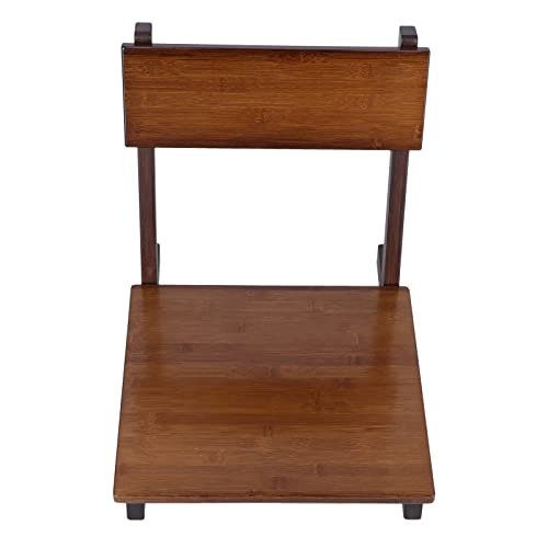 GLOGLOW Tatami-Stuhl, Glatt Poliert, Neigbare Rückenlehne, Phyllostachys Pubescens, Japanischer Zimmerstuhl für Erkerfenster, Lazy Chair-Kissen (Typ 1) von GLOGLOW
