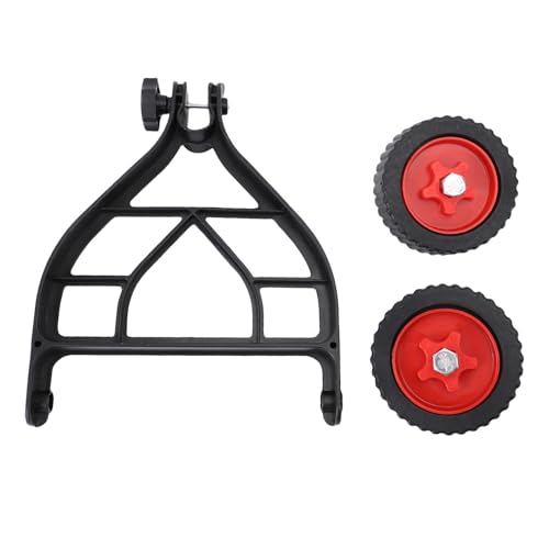 GLOGLOW Verstellbare Schnur Trimmer-Stützrad-Ansatzaufsatzuniverseller Rasenmäher Hilfräder mit Metallkunststoffrollenlager für 26 Mm-28mm Wellenrohre Unkraut Trimmer Edger von GLOGLOW