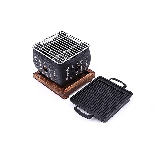 Grillofen Mini Holzkohlegrill Feuerhemmend zum Kochen in der Küche, Leere Bauweise, Grillartikel für den Haushalt Grillofen Mini Holzkohlegrill Feuerhemmend zum Kochen in der Küche, Leere Bauweise, Grillartikel für den Haushalt von GLOGLOW