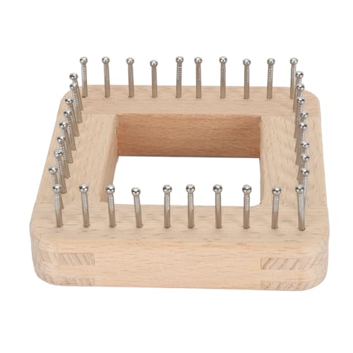 Holz-Strickwebstuhl, Handgefertigtes Brett aus Buchenholz, Stahl-Strickwebstuhl, Verbessert die Fähigkeiten, Professionelles, Handgefertigtes DIY-Strickbrett Zum Weben von Holz-Strickwebstuhl, Handgefertigtes Brett aus Buchenholz, Stahl-Strickwebstuhl, Verbessert die Fähigkeiten, Professionelles, Handgefertigtes DIY-Strickbrett Zum Weben von von GLOGLOW