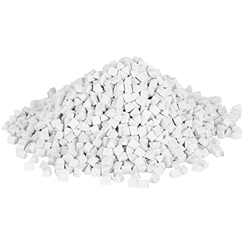 Kleine Keramikmedien, Keramikfüllmedien Gesteinstrommelnde Keramikdreieckpellets für Vibrationspolierschleifmaschine 0,2 ZollPoliergranulate von GLOGLOW