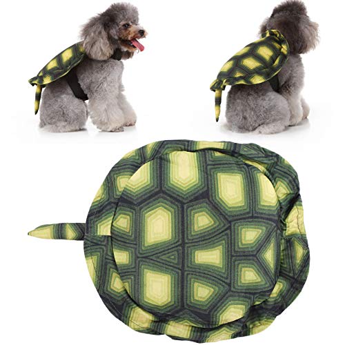 Schildkröten-Kostüm für Hunde, Verstellbarer Halloween-Jumpsuit, Lustiges Haustierkleid für Kleine Hunde Schildkröten-Kostüm für Hunde, Verstellbarer Halloween-Jumpsuit, Lustiges Haustierkleid für Kleine Hunde von GLOGLOW