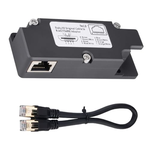 Tragbarer und freundlicher Kabeladapter für Reisen zu RJ45 -Daten Ohne Rechteckiges Satellit ABS Tragbarer und freundlicher Kabeladapter für Reisen zu RJ45 -Daten Ohne Rechteckiges Satellit ABS von GLOGLOW
