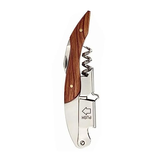 Weinflaschenöffner, Edelstahl Holz Korkenzieher, guter Griff für Zuhause Weinflaschenöffner, Edelstahl Holz Korkenzieher, guter Griff für Zuhause von GLOGLOW