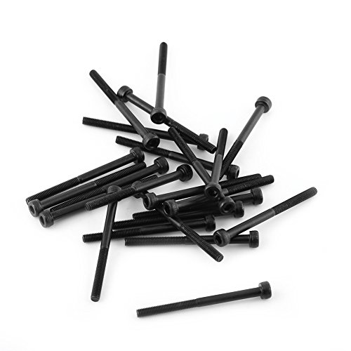 Zylinderschrauben mit Innensechskant, M3, schwarz, geeignet für Erfindungen, 50 Stück (GLOGLOWz7nog4p89a-15) von GLOGLOW