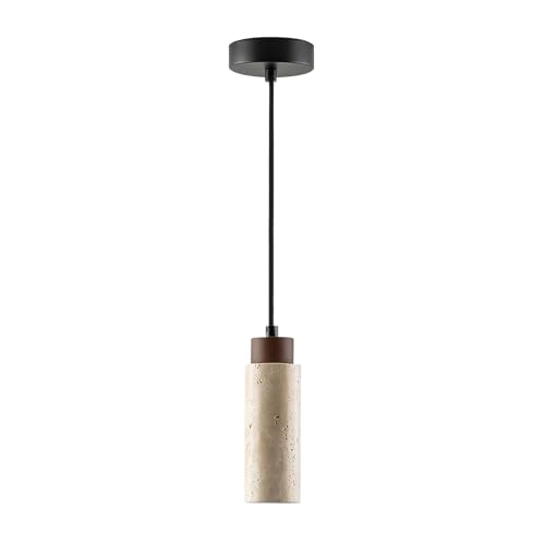 GLOMINAL Moderne Pendelleuchte Schlafzimmer Hängelampe Wohnzimmer Küchenlampe Hängend GU10,Höhenverstellbar Wabi-sabi Natürlichem Gelber Travertin Hängeleuchte für büro esszimmer küche Esstisch GLOMINAL Moderne Pendelleuchte Schlafzimmer Hängelampe Wohnzimmer Küchenlampe Hängend GU10,Höhenverstellbar Wabi-sabi Natürlichem Gelber Travertin Hängeleuchte für büro esszimmer küche Esstisch von GLOMINAL