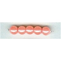 Glorex Wachs Perlen 6 mm 60 Stück, hellrosa Schmuckbasteln von GLOREX GMBH