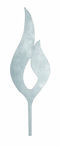 GLOREX Flamme aus Metall 320mm, Silber, 31.5 x 17.5 x 0.1 cm GLOREX Flamme aus Metall 320mm, Silber, 31.5 x 17.5 x 0.1 cm von GLOREX