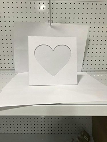 GLOREX Papp-Rahmen mit Herzöffnung FSC, Weiß, 21 x 21 x 0,5 cm GLOREX Papp-Rahmen mit Herzöffnung FSC, Weiß, 21 x 21 x 0,5 cm von GLOREX
