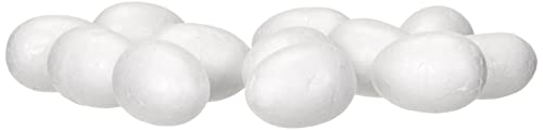 GLOREX Styropor-Eier, Weiß, 35 mm, 12-Einheiten GLOREX Styropor-Eier, Weiß, 35 mm, 12-Einheiten von GLOREX