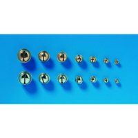 Glorex Rollenglöckchen 18 mm goldfarben, 8 Stück Bastelmaterial von GLOREX GMBH