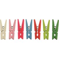 Glorex Wäscheklammern Holz 3 cm, 48 Stück Bastelmaterial von GLOREX GMBH