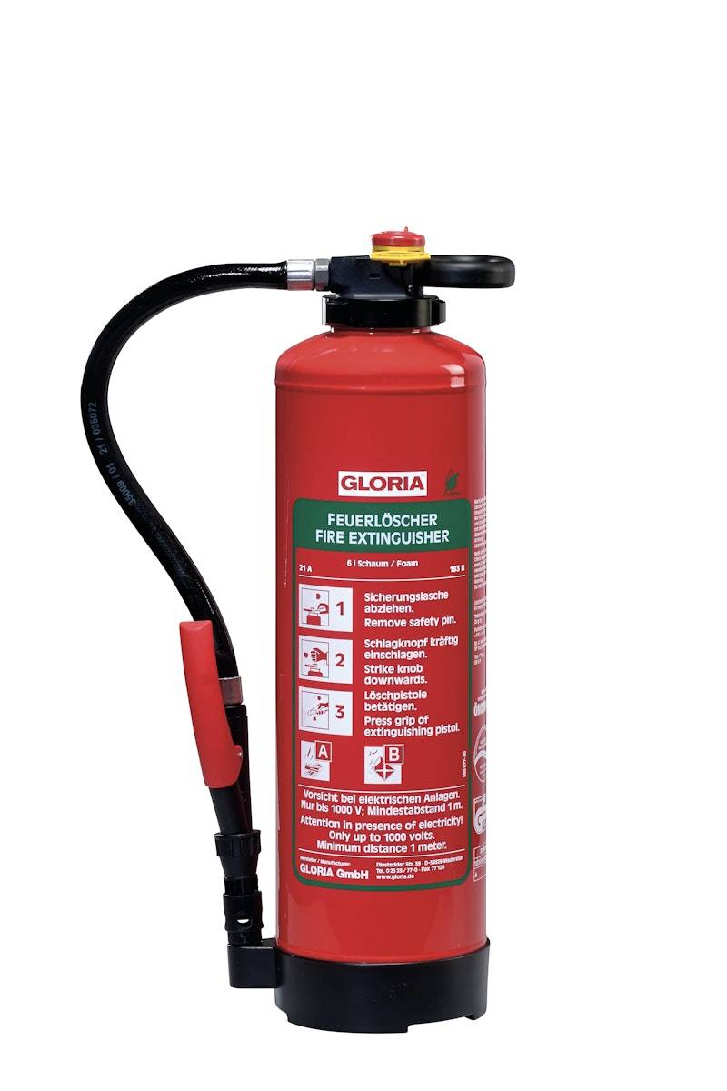 Gloria Schaum-Feuerlöscher SB6 PRO fluorfrei von GLORIA GmbH
