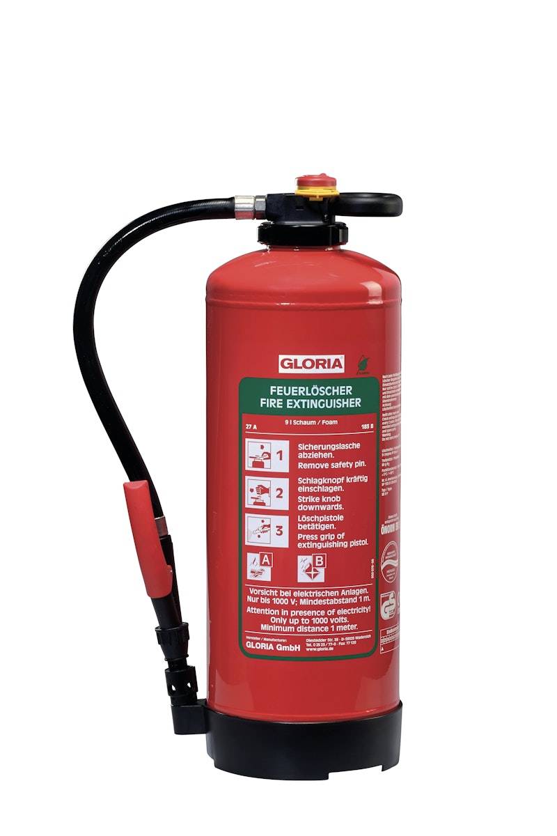 Gloria Schaum-Feuerlöscher SB9 PRO fluorfrei von GLORIA GmbH