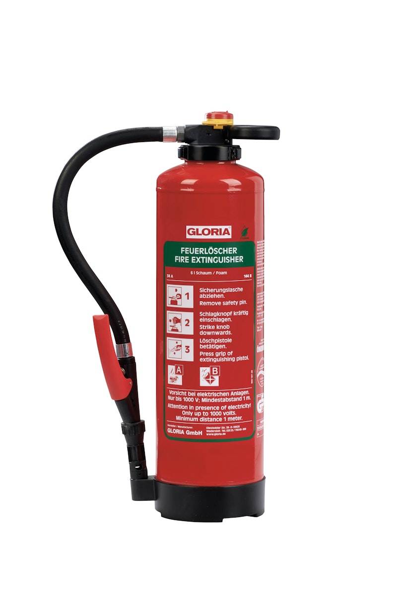 Gloria Schaum-Feuerlöscher SKA+6 PRO fluorfrei von GLORIA GmbH