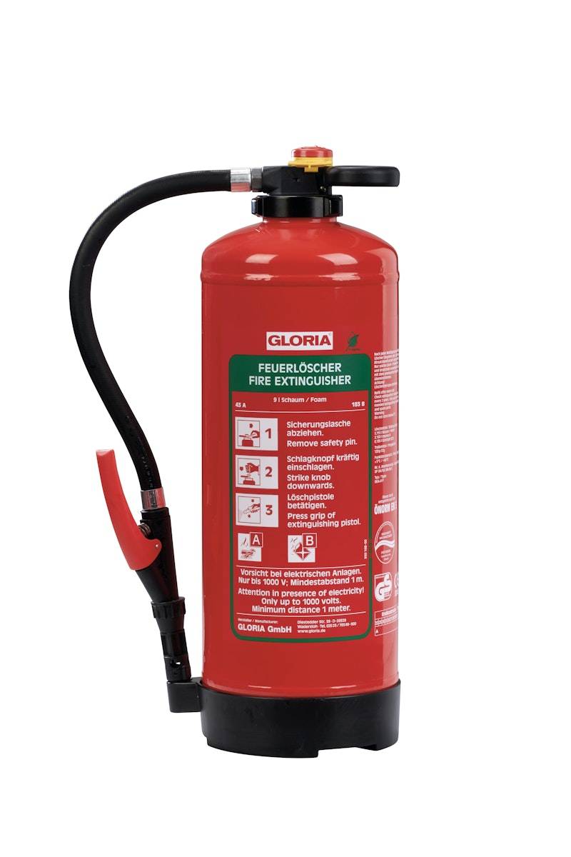 Gloria Schaum-Feuerlöscher SKA+9 PRO fluorfrei von GLORIA GmbH