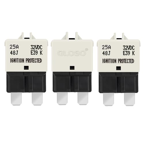 GLOSO E39 ATO ATC manuelles zurücksetzen schutzschalter(25A,3PACK) von GLOSO
