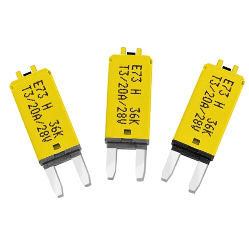 GLOSO flachsicherungen Autosicherungen Sicherungen für KFZ Auto Wohnmobil Boot Motorrad Manuelles Zurücksetzen 3 Stück 20A E73 GLOSO flachsicherungen Autosicherungen Sicherungen für KFZ Auto Wohnmobil Boot Motorrad Manuelles Zurücksetzen 3 Stück 20A E73 von GLOSO