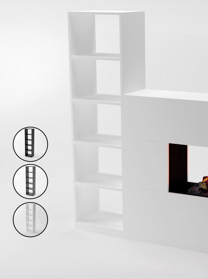 GLOW FIRE Anbauschrank Glow Fire Schiller Schrank von GLOW FIRE
