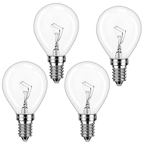 4 x Backofenlampe 40W 300 Grad 2700K Warmweiße, Backofen Glühbirne 240V Bis 300°C Hitzebeständiges. von GLOWANTS