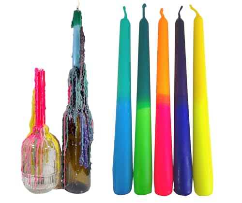 TROPFKERZEN 5er SET Kerzen bunt perfekt zum betropfen Tropfenkerze, Tropfkerze für Flaschen Tropfkerzen bunt für Flaschen und Kerzenständer DIP DYE bunte TROPKERZEN BUNT 5 TROPFKERZEN 5er SET Kerzen bunt perfekt zum betropfen Tropfenkerze, Tropfkerze für Flaschen Tropfkerzen bunt für Flaschen und Kerzenständer DIP DYE bunte TROPKERZEN BUNT 5 von GLOWYBOX