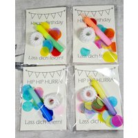 Wünsch Dir Was Pustekuchen Kleines Geschenk, Minigeschenk Kollegin Kleine Aufmerksamkeit Dankeschön Geschenk Mitbringsel Minigugelhupf Dip von GLOWYBOX