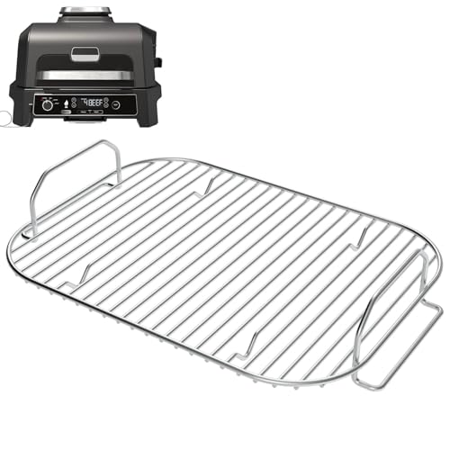 GLOWYE Rauchregal für Ninja Woodfire Outdoor OG800 und OG900 Serie, Edelstahl Rack für Ninja XSKRSTRKXL Woodfire Pro XL, Pro Connect XL Grillzubehör GLOWYE Rauchregal für Ninja Woodfire Outdoor OG800 und OG900 Serie, Edelstahl Rack für Ninja XSKRSTRKXL Woodfire Pro XL, Pro Connect XL Grillzubehör von GLOWYE
