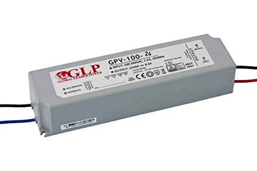 24v 100w LED Streifen Driver GPV-100-24 Schaltnetzteil IP67 Netzteil Trafo 100 Watt (24 Volt) von GLP