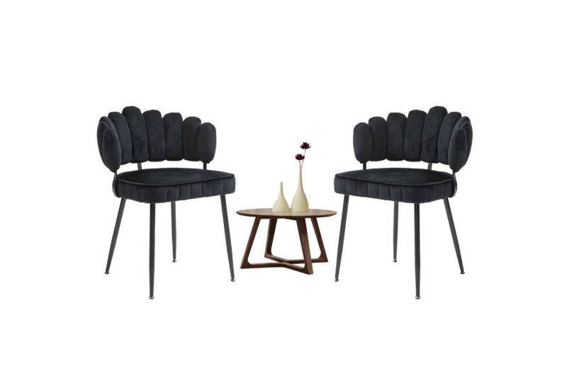 GLP Esszimmerstuhl Samt Esszimmerstuhl 2er Set bequeme Küchenstühle moderne Loungesessel (2 St), 2er Set von GLP