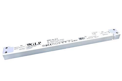 GTPC-75-12-S, 75W, 12Vdc, Slim, Single Output Switching LED Power Supply, PFC, 3 years warranty von GLP