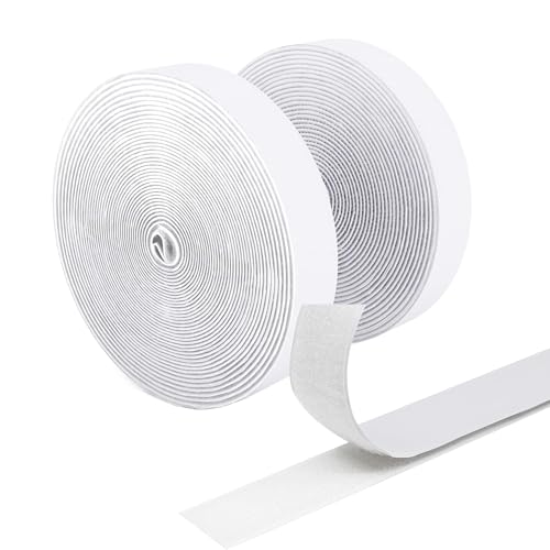 GLQ - Klettband Selbstklebend 10 Meter Extra Stark,Doppelseitig Klebende mit Klettverschluss 20mm Breit Selbstklebendes Klebepad Flauschband und Hakenband GLQ - Klettband Selbstklebend 10 Meter Extra Stark,Doppelseitig Klebende mit Klettverschluss 20mm Breit Selbstklebendes Klebepad Flauschband und Hakenband von GLQ