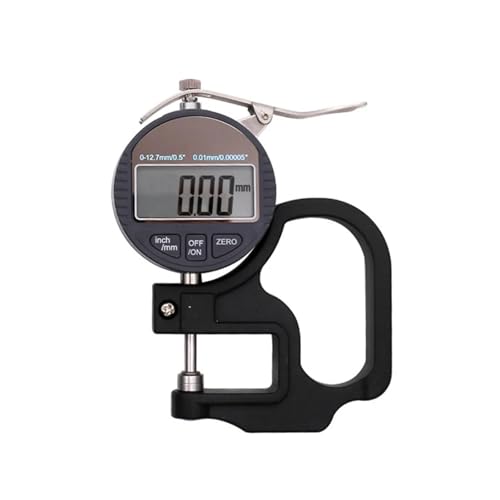 0-12,7 mm Elektronisches Dickenmessgerät, Handheld-Kunststoff-Zifferblatt, digitales Dickenmessgerät, Mikrometer, LCD-Display, digitales Werkzeug 0-12,7 mm Elektronisches Dickenmessgerät, Handheld-Kunststoff-Zifferblatt, digitales Dickenmessgerät, Mikrometer, LCD-Display, digitales Werkzeug von GLRXROBKS