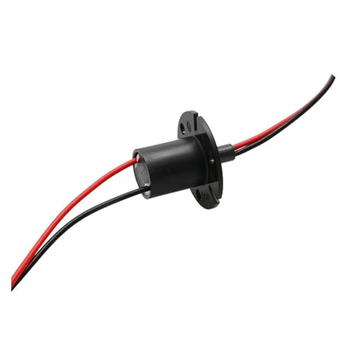 1 stück 20A Schleifring 22mm Durchmesser 2 Draht Unendliche Rotation Schleifring Stecker von GLRXROBKS