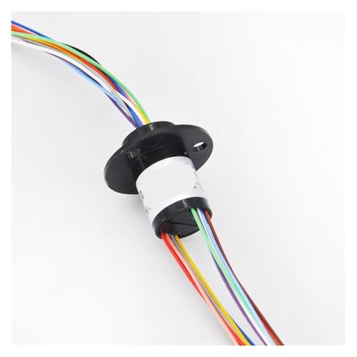 12,5 mm Mikro-Schleifring 2/4/6/8/12/18 Kanal 2A rotierender elektrischer Ring(12 Channel) von GLRXROBKS