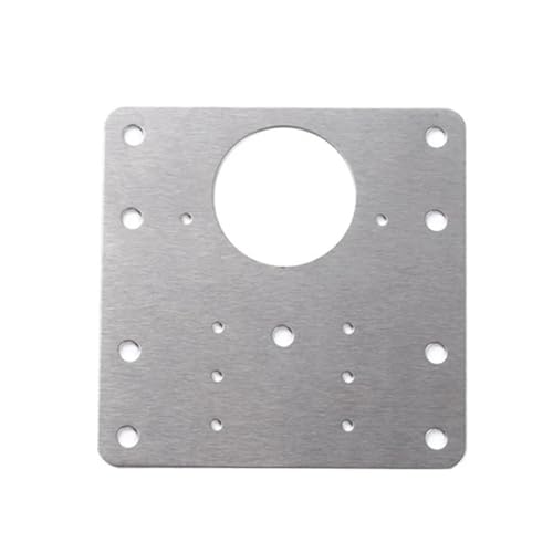 2er-Pack Schrankscharnier-Reparaturplatten-Set, Küchenschrank-Türscharnier-Montageplatte mit Schraube, flache Fix-Halterung, langlebig(9 X 9cm) von GLRXROBKS