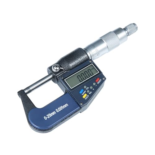 Digitaler Außenmikrometer, 0–25 mm, Schraubmikrometer, digitaler Messschieber Digitaler Außenmikrometer, 0–25 mm, Schraubmikrometer, digitaler Messschieber von GLRXROBKS