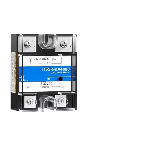 Einphasiges Halbleiterrelais 25A/40DA/60A/100A/220V DC-Steuerung AC 24V/380/SSR12V(DA DC controlled AC 80A) von GLRXROBKS