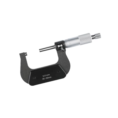 Präzisions-Messschieber-Mikrometer 0–75 mm, 0,01 mm Außendurchmesser, metrisches Messschieber-Mikrometer, Werkzeug, mechanisches Mikrometer(Type-b) von GLRXROBKS