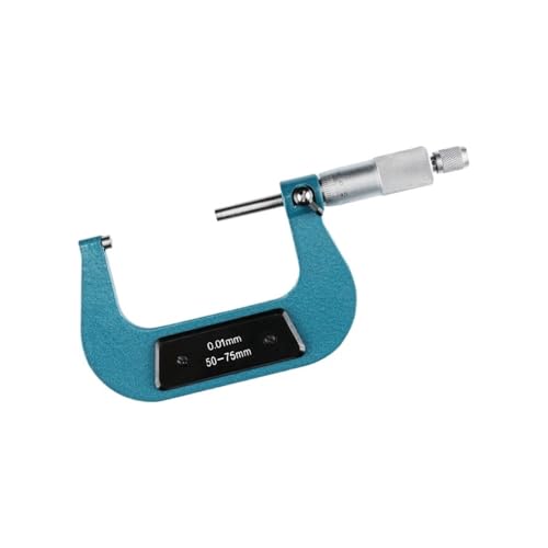 Präzisions-Messschieber-Mikrometer 0–75 mm, 0,01 mm Außendurchmesser, metrisches Messschieber-Mikrometer, Werkzeug, mechanisches Mikrometer(Type-c) von GLRXROBKS