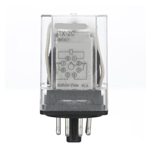 Zwischen relais 220v AC JTX-2C relais 8 runde füße DC24V AC220V AC380(JTX-2C AC36V) von GLRXROBKS