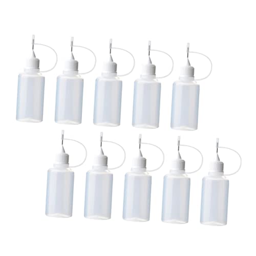 GLSTOY 10Stücke Applikatorflaschen mit Nachfüllbare Squeeze Flaschen für Flüssigkleber für Handwerk Transparent GLSTOY 10Stücke Applikatorflaschen mit Nachfüllbare Squeeze Flaschen für Flüssigkleber für Handwerk Transparent von GLSTOY