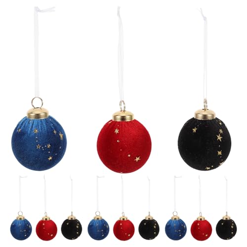 GLSTOY 12 Stück Teiliges Weihnachtsbaum Dekorationen aus Farbigem Flockigem Plüsch Weiche Leichte Kugeln zum Aufhängen Langlebige Christbaumkugeln für Festliche Baum und Raumgestaltung GLSTOY 12 Stück Teiliges Weihnachtsbaum Dekorationen aus Farbigem Flockigem Plüsch Weiche Leichte Kugeln zum Aufhängen Langlebige Christbaumkugeln für Festliche Baum und Raumgestaltung von GLSTOY